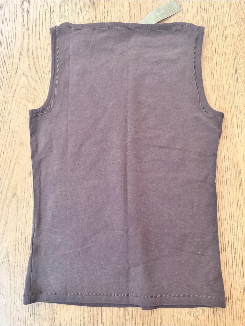 J. Crew Brown Crewneck Tank Top